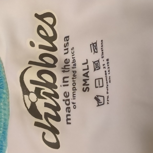 Chubbies One Piece Swimsuit Tropical Flamingo 80s Theme Beach Womens Small H - Picture 4 of 4